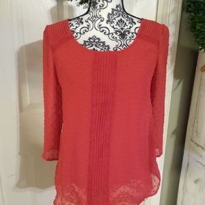 Lauren Conrad size medium red blouse